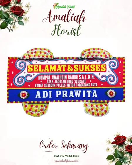 Papan Bunga Ucapan Selamat Kapu